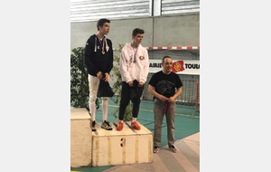 Paul Blanc 3eme aux chpts France N2 M17 avec Guillaume Gillet comme Coach - Toulouse 2018