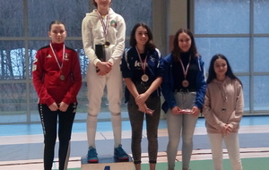 Podium EDM15 avec Gwendoline Laharotte sur la 1er Marche