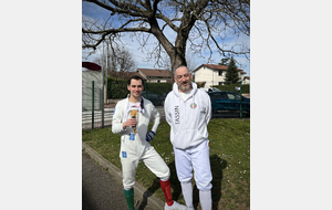 Guillaume et Antoine Gillet - En équipe pour le Challenge des Mousquetaires - Corbas 2025.
