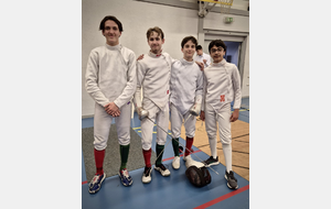 Théolan Vildrac, Louis Charmetant, Antoine Marseille et Raphaël Chaverot - Caluire - 2025
