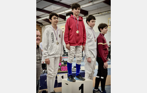 Raphaël Chaverot sur la 2eme marche du podium - Caluire 2025