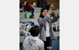 Noémie Reocreux en plein arbitrage - Fête de l'épée - St Foy - 2025