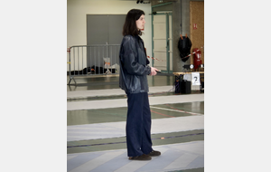 Noémie Reocreux en plein arbitrage - Annonay 2025.