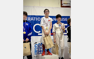 Clément Roux, Champion du Rhône 2025 en M11. Décines.