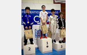 Clément Roux, Champion du Rhône 2025 en M11. Décines.