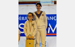 Olivia Championne du Rhône 2025 en M9 avec Noémie Reocreux - Décines