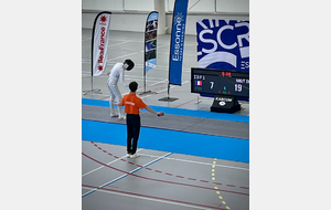 Antoine Marseille arbitre finale N1 Epée Dame par équipes - Saclay 2025