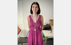Noémie Réocreux pour son titre de championne Aura Universitaire. 