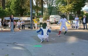 Finale (Théolan - Vincent) arbitrée par Gwendoline qui nous a fait le plaisir de passer - Blue Touche 2025.