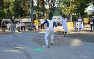 Finale (Théolan - Vincent) arbitrée par Gwendoline qui nous a fait le plaisir de passer - Blue Touche 2025.