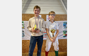 Clément (Second) et Robin 5eme - Lamastre 2025.