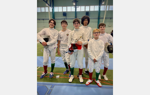 Théolan, Ethan, Loucian, Ryan, Clément et Antoine. Tournoi de la Jeunesse - Genève 2025