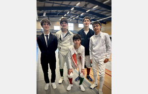 Antoine (Arbitre), Loucain, Arthur, Ethan et Raphaël - Zone M15 - BSA - 2025