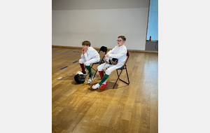 Pierre et Clement durant le stage de Noël 2025.