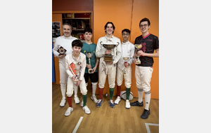 Aymeric, Arthur, Timothée, Loucian, Raphaël et Maël - Tournoi d'Hiver - 2026.