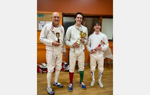 Denis, Théolan Vildrac, Antoine Marseille
Tournoi du Club - Vacances d'hivers - Groupe Ados/Adultes du vendredi Soir - 2026