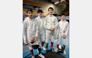 Raphaël, Loucian, Ethan et Raphaël (M15) - Livry 2026.
