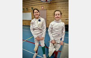 Océane Sorel et Olivia Michel  en equipe (M11) la Fête de l'épée - EOL - 2026