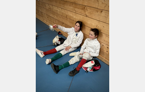 Océane Sorel et Olivia Michel  en equipe (M11) la Fête de l'épée - EOL - 2026