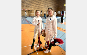 Océane Sorel et Olivia Michel  en equipe (M11) la Fête de l'épée - EOL - 2026