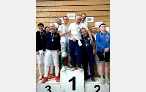 Sebastien, Antoine, Guillaume et Julien-Cedric terminent 1er en sénior à la Fête de l'Epée - EOL - 2026