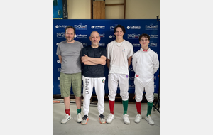 Julien-Cédric Vildrac, Guillaume Gillet, Théolan Vildrac et Antoine Marseille - Vichy 2026.