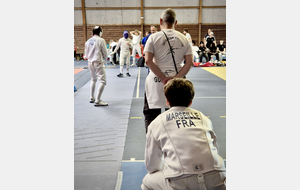 Loucian, Guillaume (Coach) et Antoine - Corbas - Chpt France M17 - 2026.