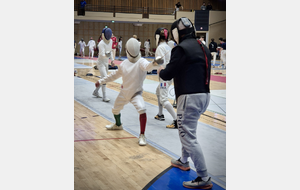 Antoine Marseille à la leçon d'échauffement avec Guillaume Gillet - Rodez 2026