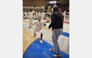 Antoine Marseille à la leçon d'échauffement avec Guillaume Gillet - Rodez 2026