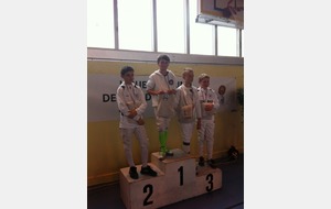 Evan DUBOS Champion de ligue épée pupilles 2015 !