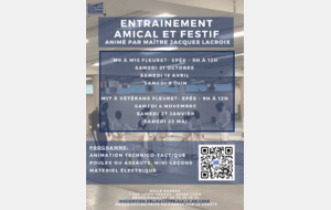 Entraînement Amicaux et Festifs ! Animé par le maître Jacques Lacroix ! (M9 à M15)