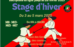 Stage d'hiver - Mardi