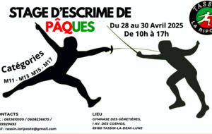 Stage de Pâques - Mardi