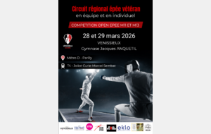 Régional AURA Vétérans (Indiv + Equip) &amp; tournoi M11/M13 - Vénissieux