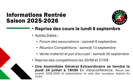 Dates Rentrées 2025-2026