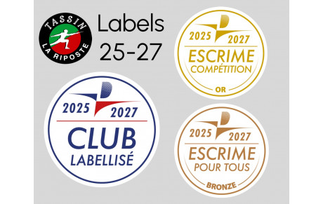 Labels Fédéraux 2025-2027 : Compétition Or
