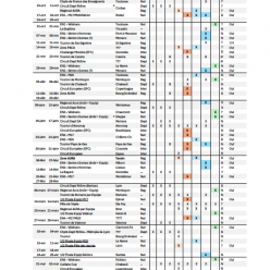 Calendrier des compétitions 2026-2027. (v21/07)