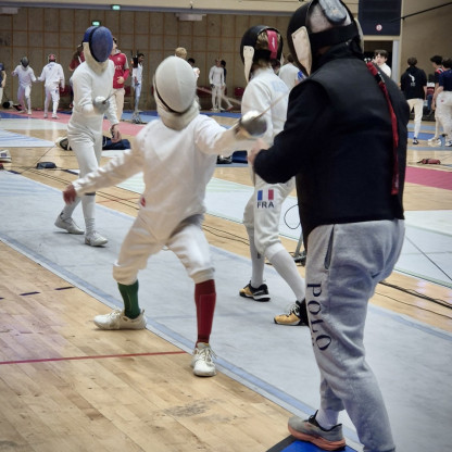 EN 1 - M17 et M20 - Rodez - Antoine Marseille à la leçon d'échauffement avec Guillaume Gillet - Rodez 2026