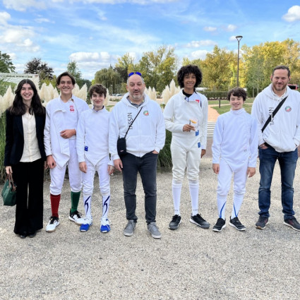 Noémie Reocreux, Théolan Vildrac , Antoine Marseille, Guillaume Gillet, Ryan Henstock, Thimothée et Julien-Cédric Vildrac