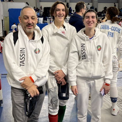 Guillaume Gillet, Théolan Vildrac et Noémie Reocreux.