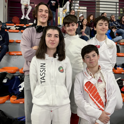 Noémie Reocreux et Arthur Chevalerias.
Théolan Vildrac, Loucian Lancial, Ethan Broggini