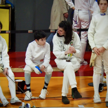 Arhur et Noémie Reocreux en plein coaching.