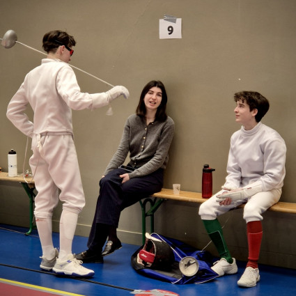Noémie Réocreux, Antoine Marseille et Erwan Lapierre - Corbas/Tounoi des Mousquetaire - 2025.