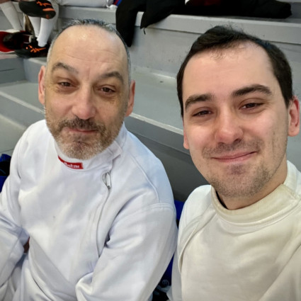 Guillaume et Antoine Gillet - En équipe pour le Challenge des Mousquetaires - Corbas 2025.