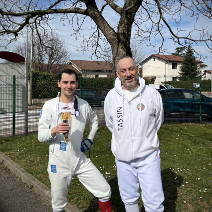 Guillaume et Antoine Gillet - En équipe pour le Challenge des Mousquetaires - Corbas 2025.