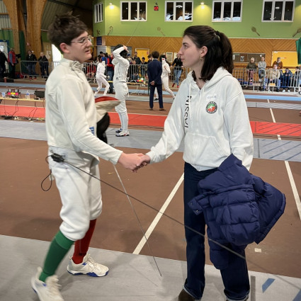 Lancial Loucian et Noémie Reocreux après la victoire en T32- Livry - 2025.