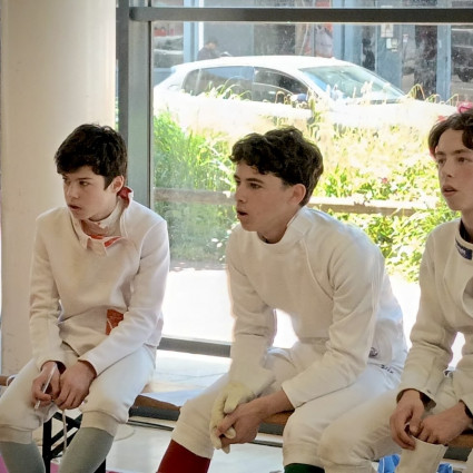 Arthur Chevalerais et Timothée Maës avec l'équipe Aura 4 - Aramis 2025.