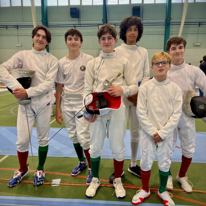 Théolan, Ethan, Loucian, Ryan, Clément et Antoine. Tournoi de la Jeunesse - Genève 2025