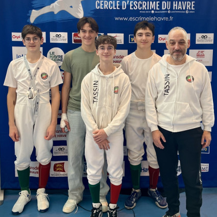 EN2 M17 Le Havre : Loucian, Théolan Antoine, Ethan et Guillaume. (2025)