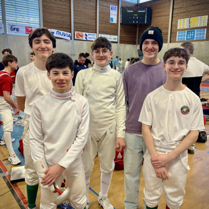 Ethan, Arthur, Loucian, Théolan et Antoine - Montélimar 2026.